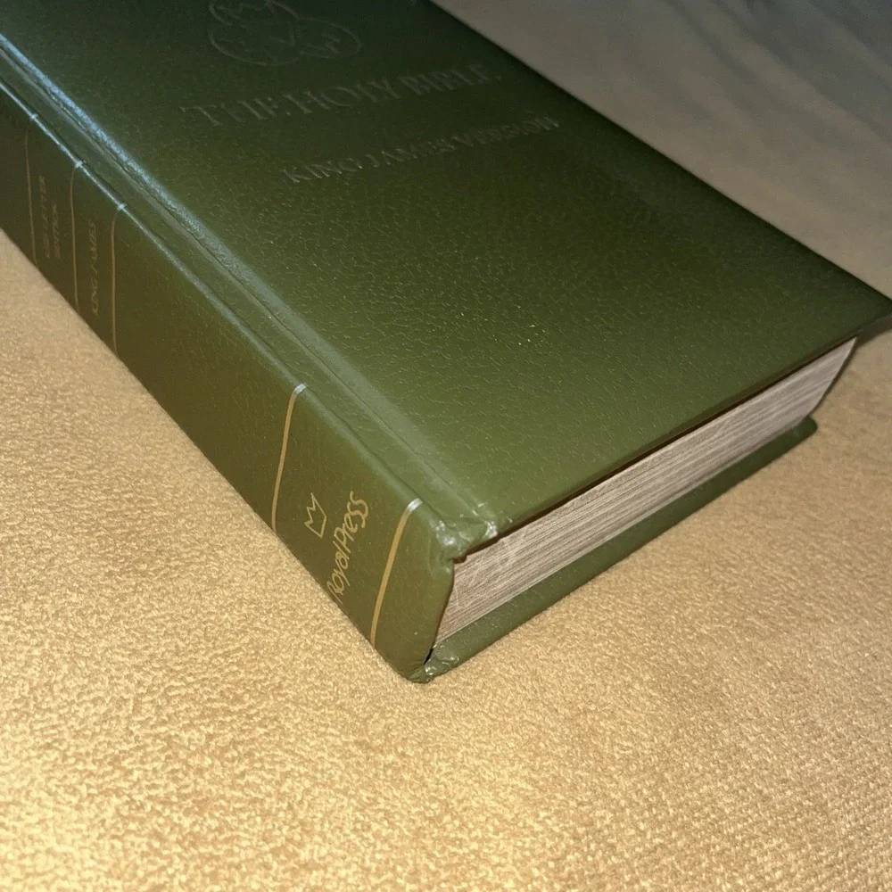 Holy Bible KJV - Royal Press 1976 Dictionary Concordance Red Letter Padded‎ HC